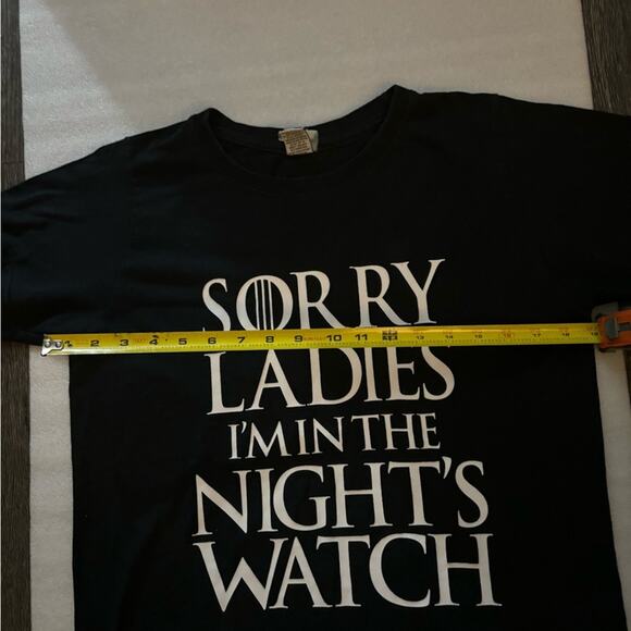 Sorry Ladies I'm in the Night's Watch Game Of Thrones Billy Buddha. M - Picture 7 of 9